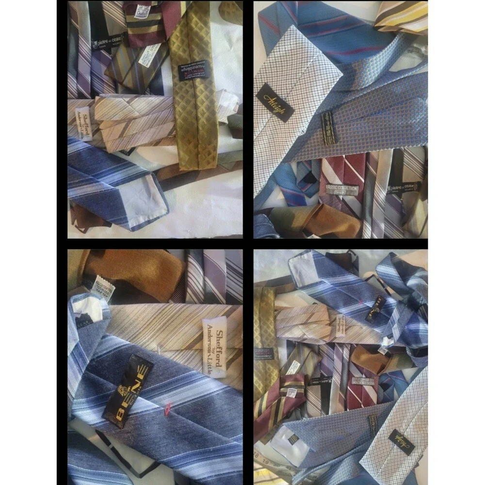 Bundle 12 Vintage Ties-Wembley Pietro di Como Superba 70s Retro Bundle.. #S101